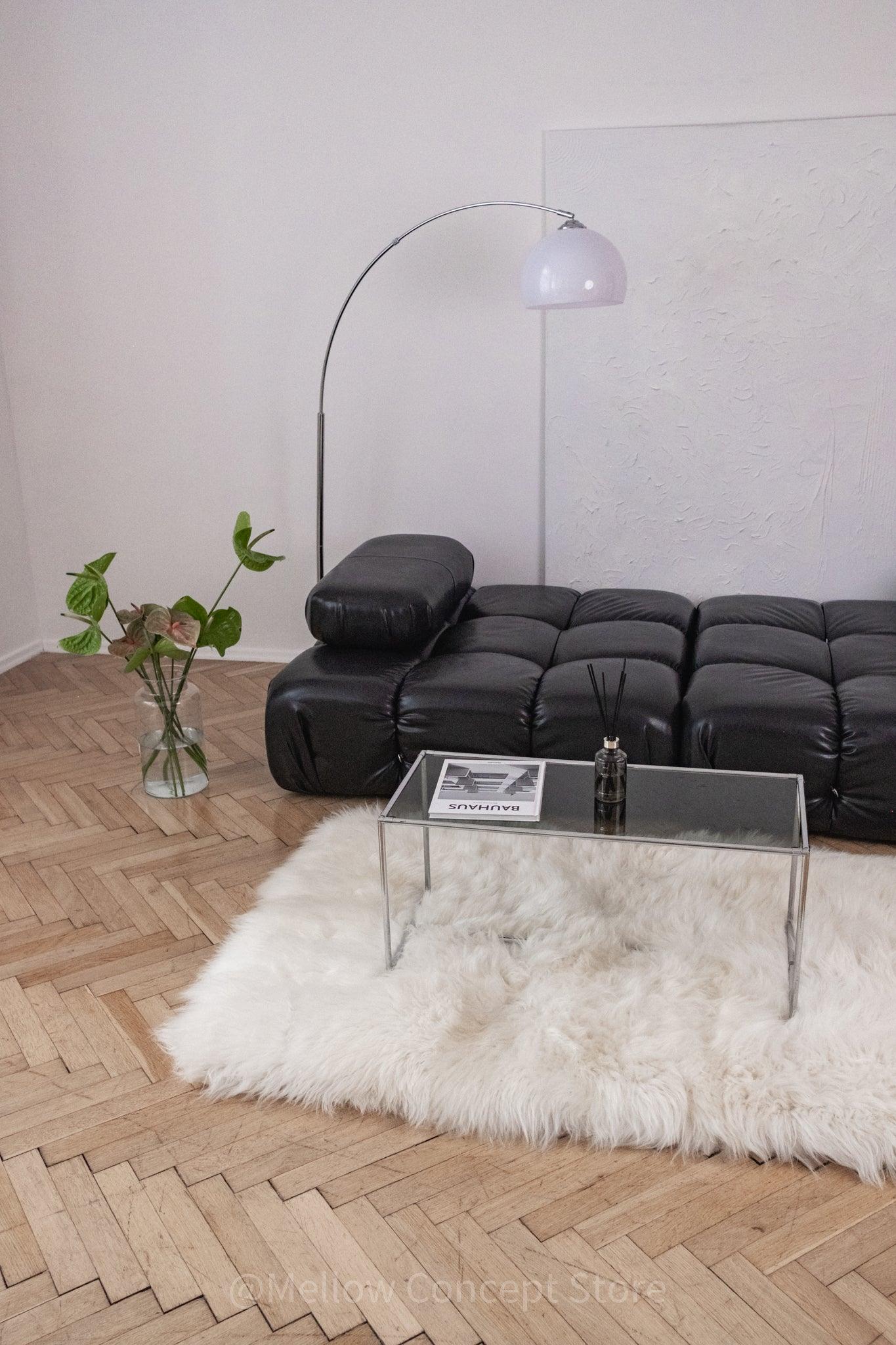 Natural Sheepskin Ivory Carpet Rectangle