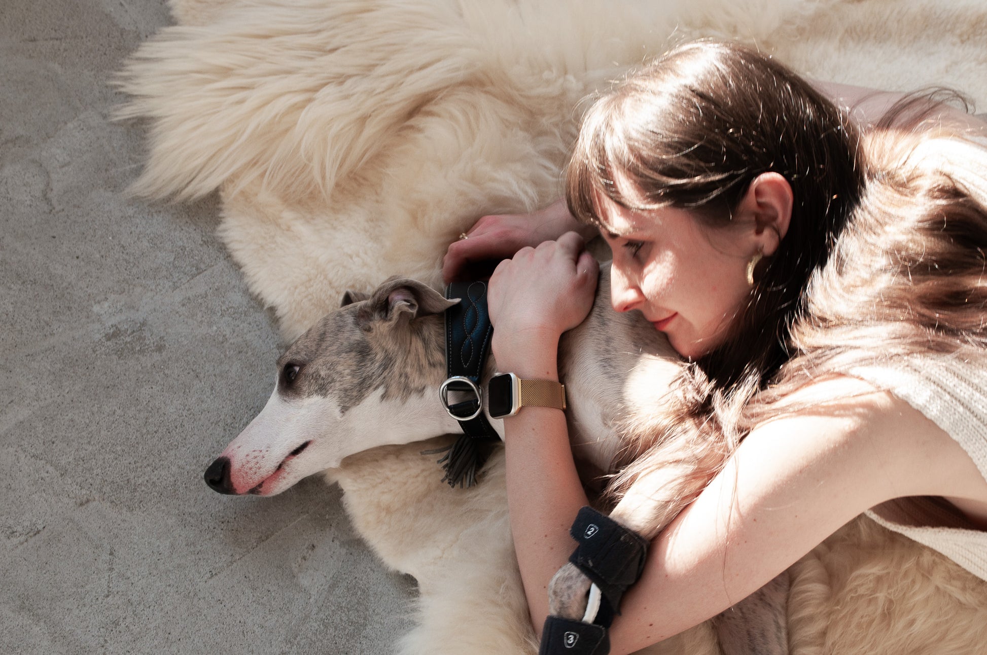 Natural Sheepskin Ivory Carpet