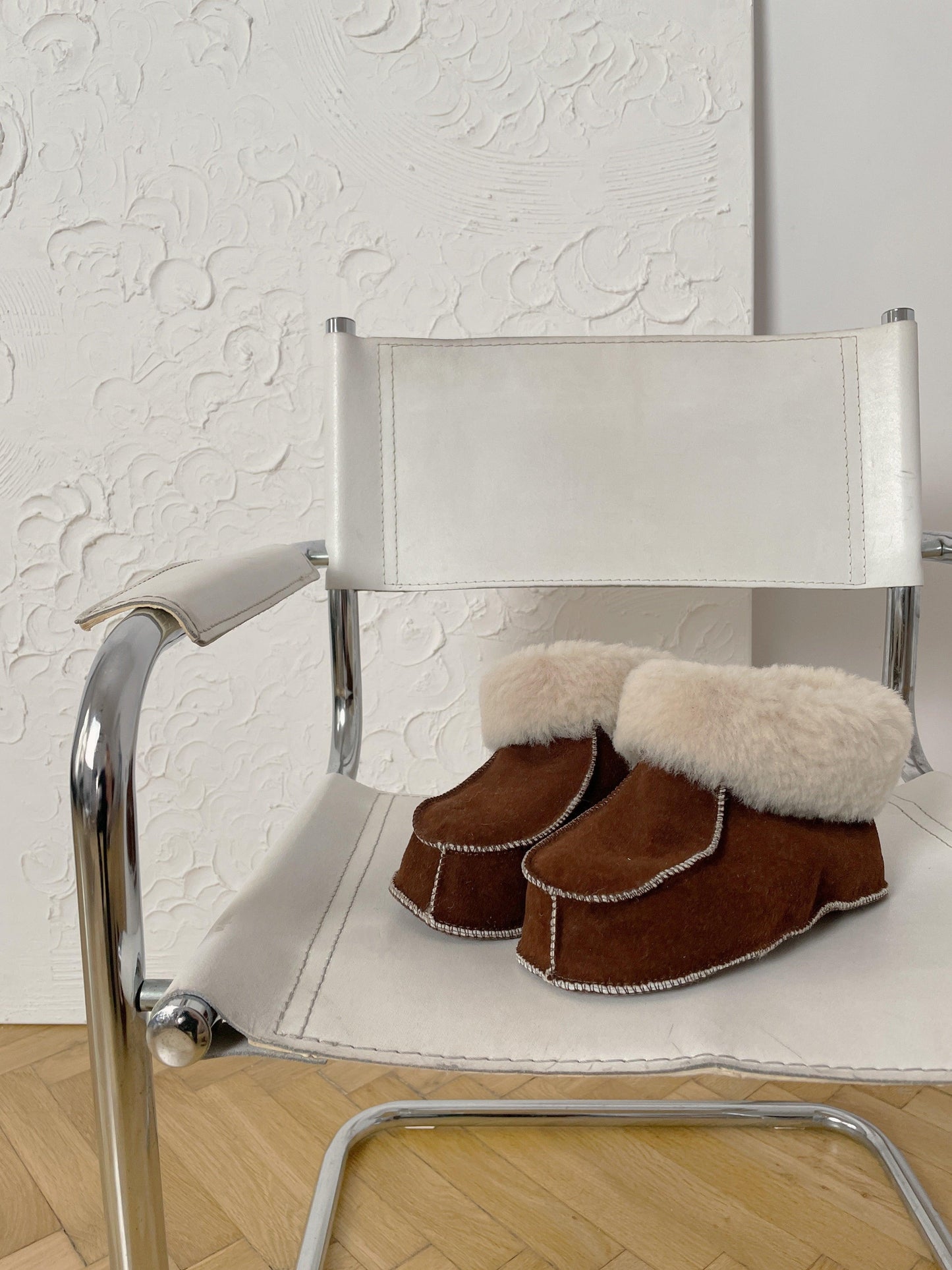 Adult Natural Brown Sheepskin Boots