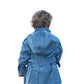 Kid's Trench Coat - Blue - Cotton