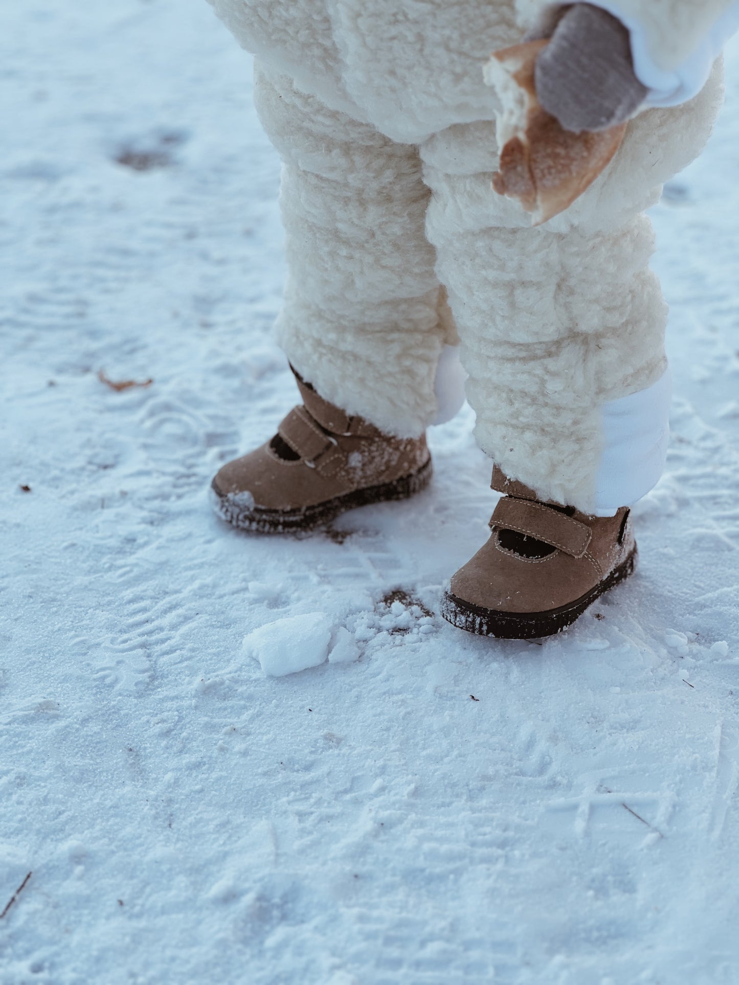 Baby/Kid Virgin White Wool Overall