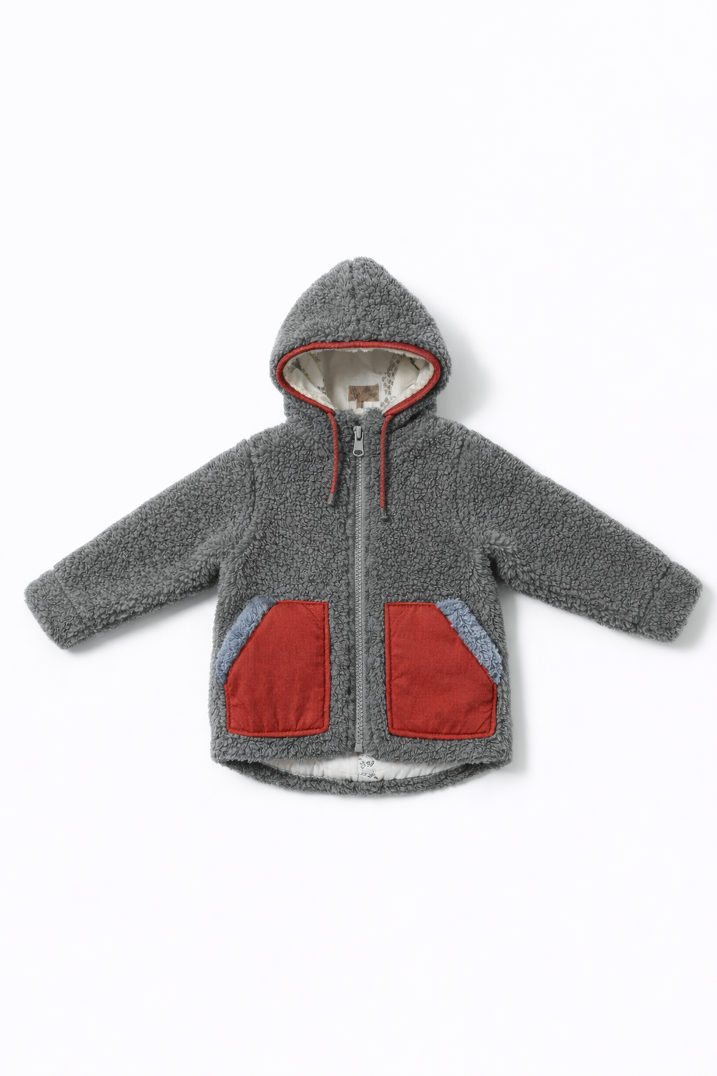 Baby/Kind Schurwolljacke - Anthrazit