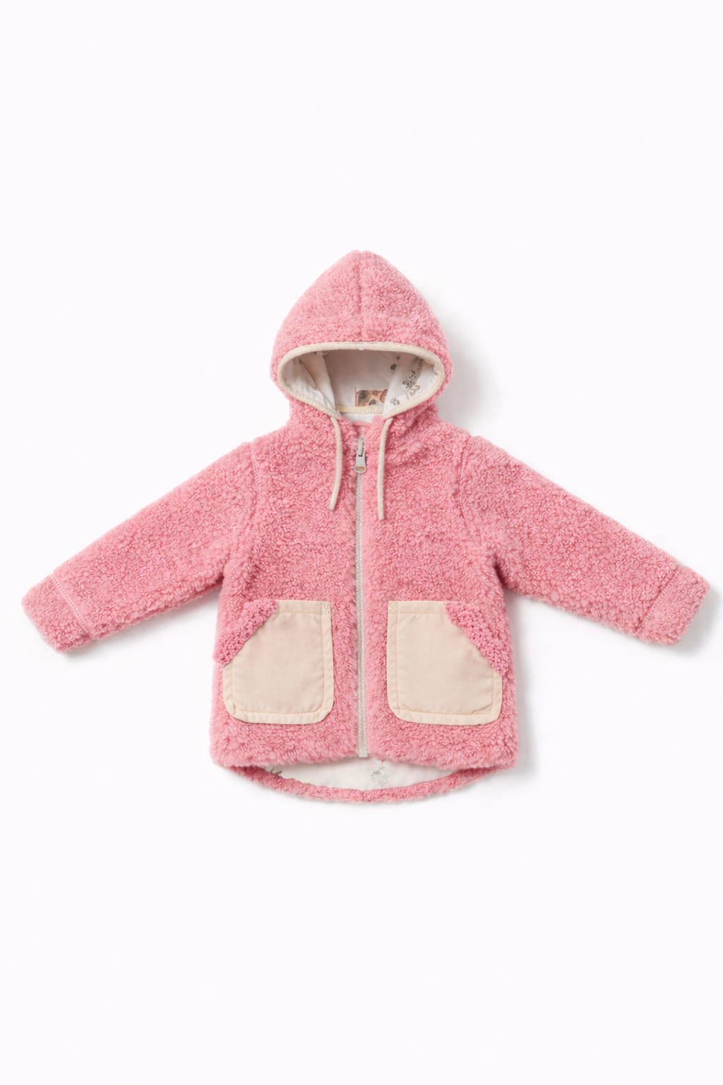 Baby/Kind Schurwolljacke - Rosa