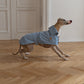 Water repellent Dog Trench Light Blue Coat