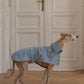 Water repellent Dog Trench Light Blue Coat