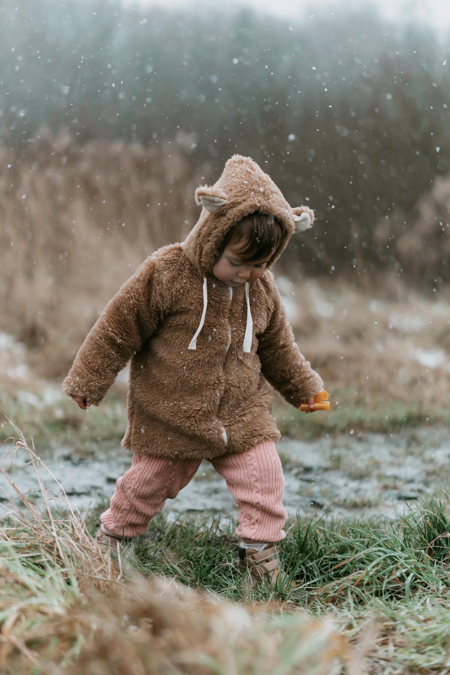 Baby/Kid Virgin Brown Wool Jacket 