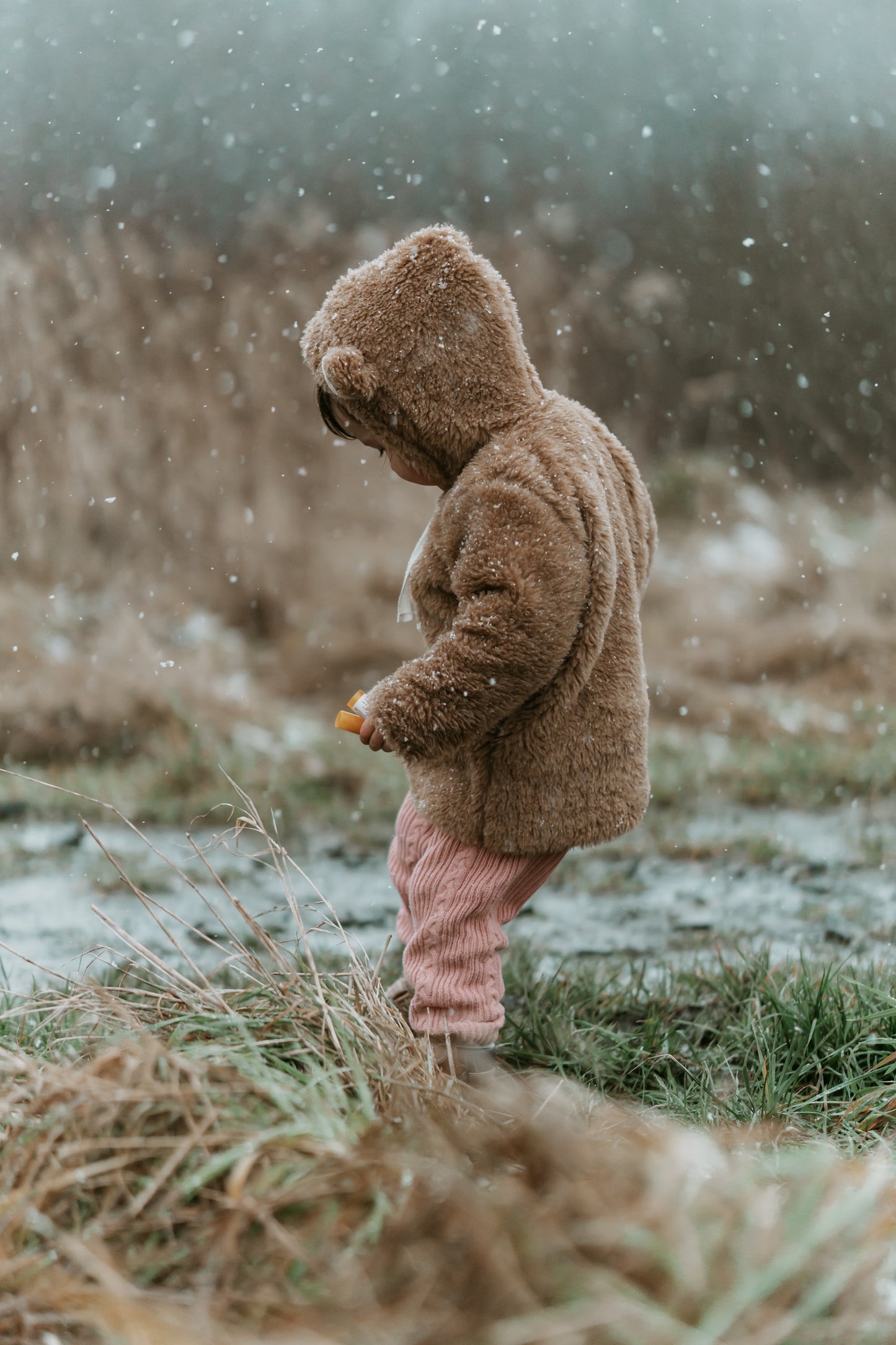 Baby/Kid Virgin Brown Wool Jacket 