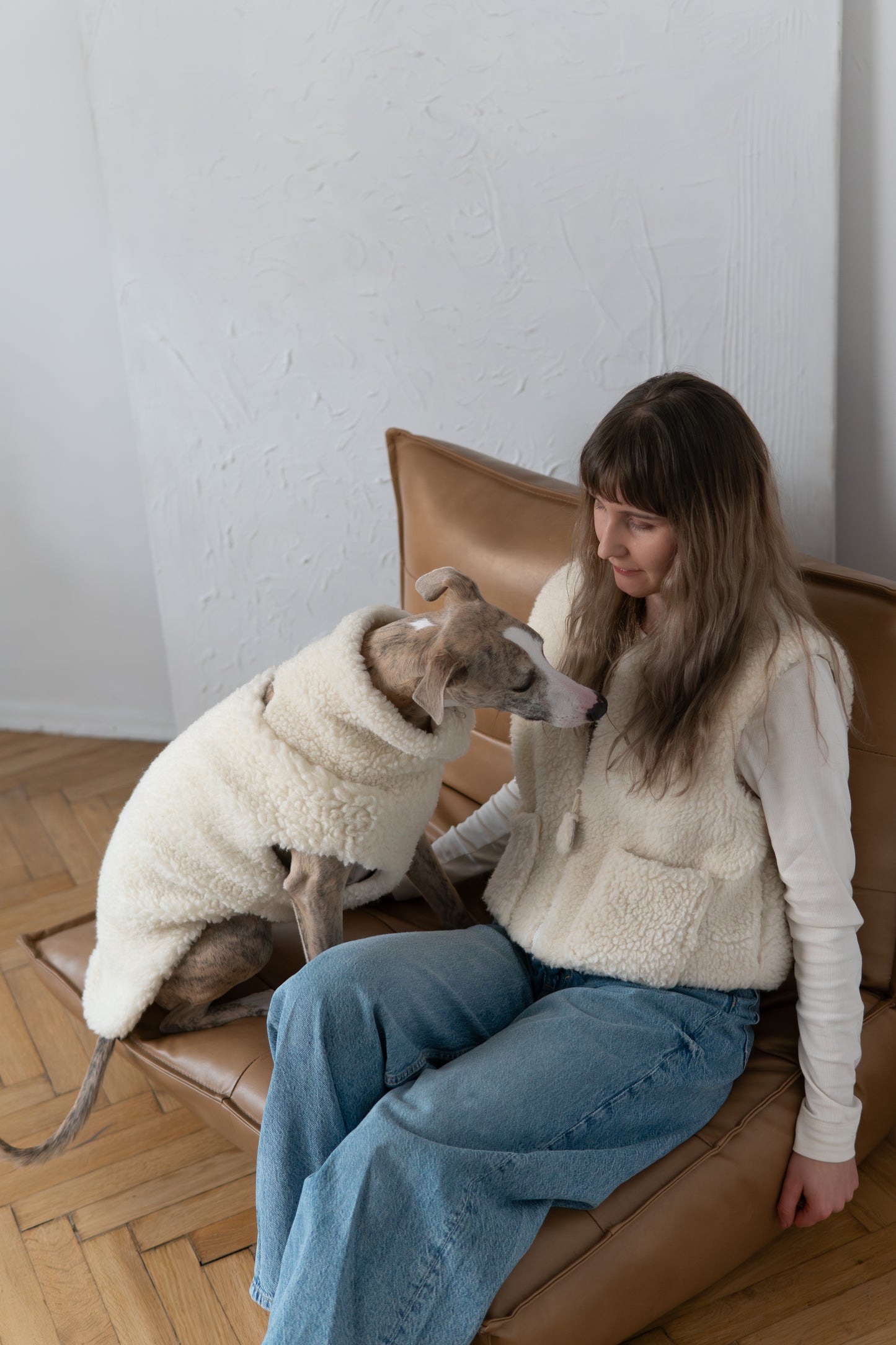 Woolen Dog Blue Vest 