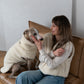 Woolen Dog Vest White