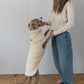 Woolen Dog Vest White