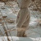 Baby/Kid Virgin White Wool Overall