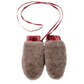 Adult Natural Wool Mittens / Gloves Beige