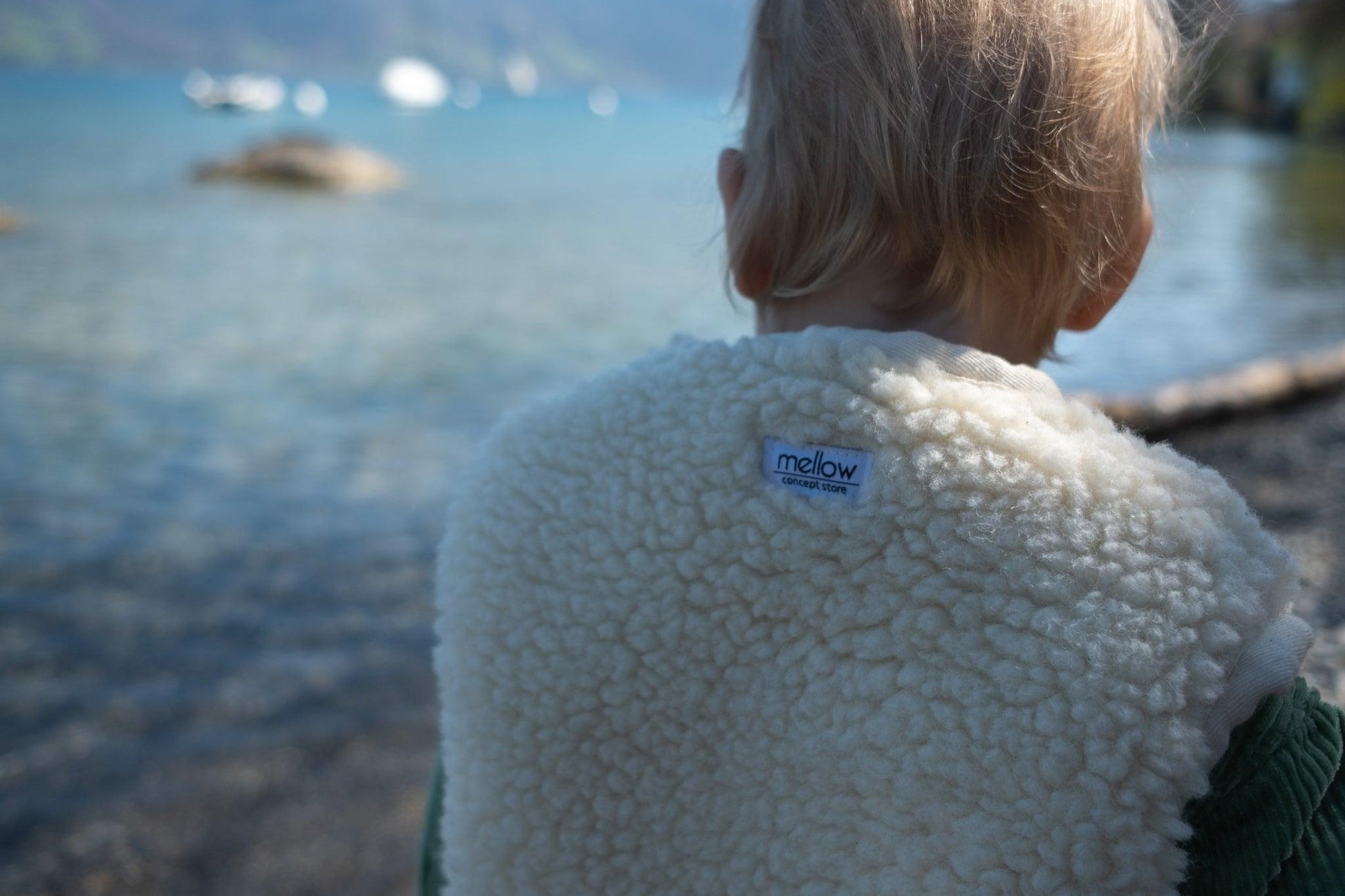 Baby/Kid Virgin Wool Vest  White