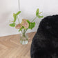 Natural Sheepskin Beanbag Black