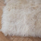Natural Sheepskin Ivory Carpet Rectangle