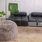 Natural Sheepskin Pouf / Ottoman Greige