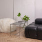 Natural Sheepskin Pouf / Ottoman White