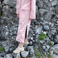 Waterproof Coat with Wool Rosa