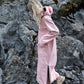 Waterproof Coat with Wool Rosa