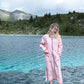 Waterproof Coat with Wool Rosa