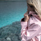 Waterproof Coat with Wool Rosa
