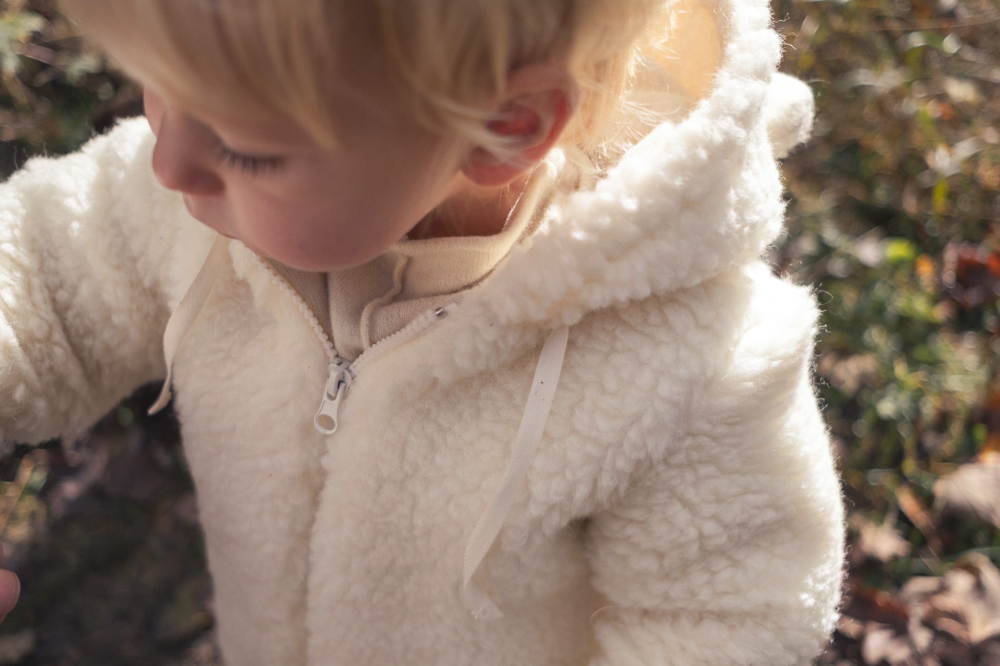 Baby/Kid Virgin Wool Jacket White