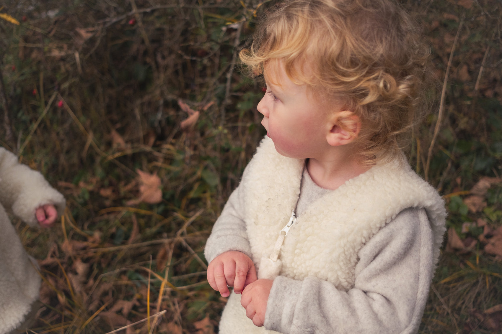 Baby/Kid Virgin Wool Vest  White