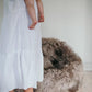 Natural Sheepskin Beanbag Greige
