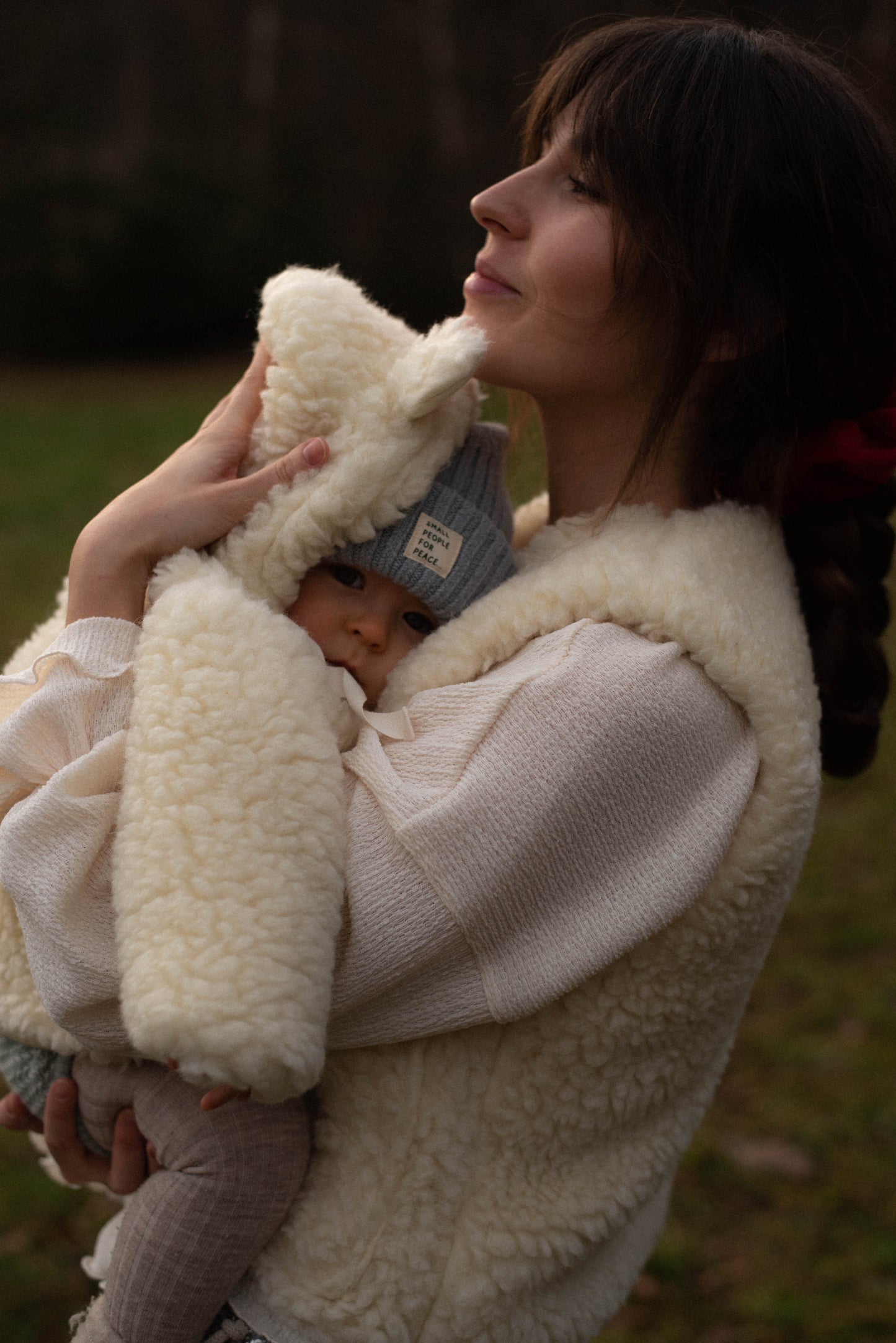 Baby/Kid Virgin Wool Jacket White