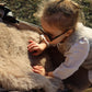 Greige Natural Sheepskin Stroller Liner