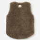 Baby/Kid Virgin Wool Vest - Brown