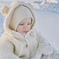 Baby/Kid Virgin White Wool Overall