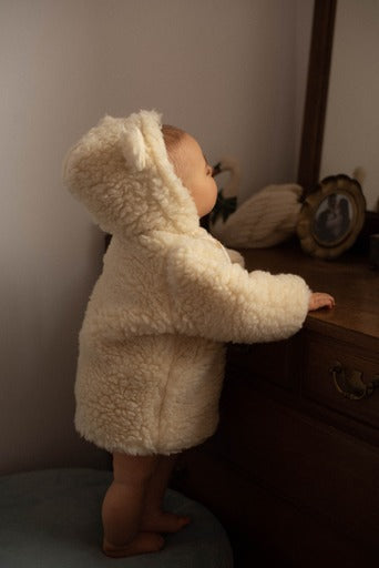 Baby/Kid Virgin Wool Jacket White