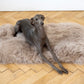 Square or Rectangular Natural Sheepskin Pet Mat Greige