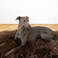Square or Rectangular Natural Brown Sheepskin Pet Mat 