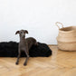 Square or Rectangular Natural Black Sheepskin Pet Mat 