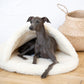 Natural White Wool Pet Cave  