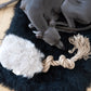 Natural Sheepskin Dog Tug Toy Beige