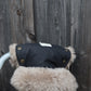Waterproof Natural Sheepskin Stroller Hand Muffs Black&Beige