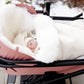 White Natural Sheepskin Stroller Sleeping Bag