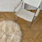 Natural Sheepskin Ivory Carpet Round