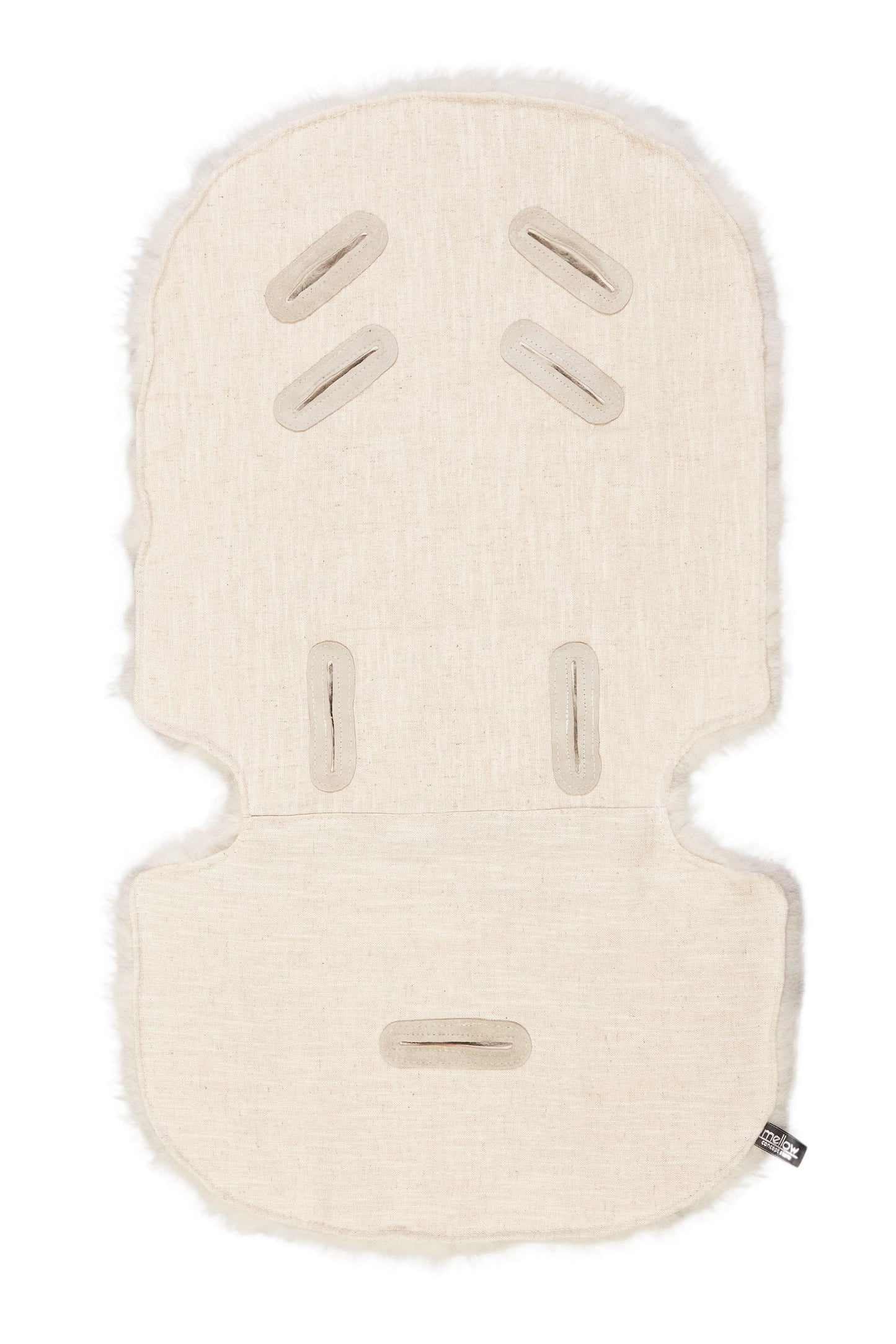 Ivory Natural Sheepskin Stroller Liner