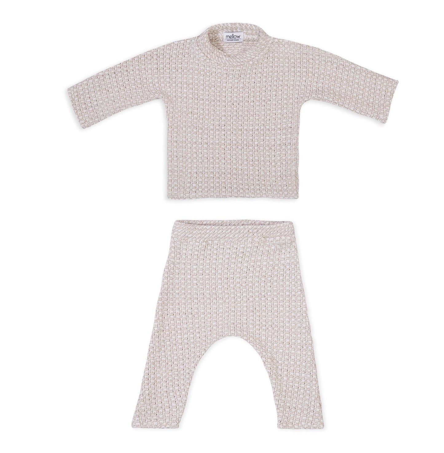 Linen Baby/Kid Clothing Beige Set 