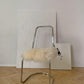 Natural Sheepskin Stool Cover