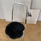 Natural Sheepskin Stool Cover