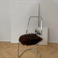 Natural Sheepskin Stool Cover