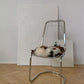 Natural Sheepskin Stool Cover