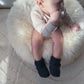 Black Baby Natural Sheepskin Boots