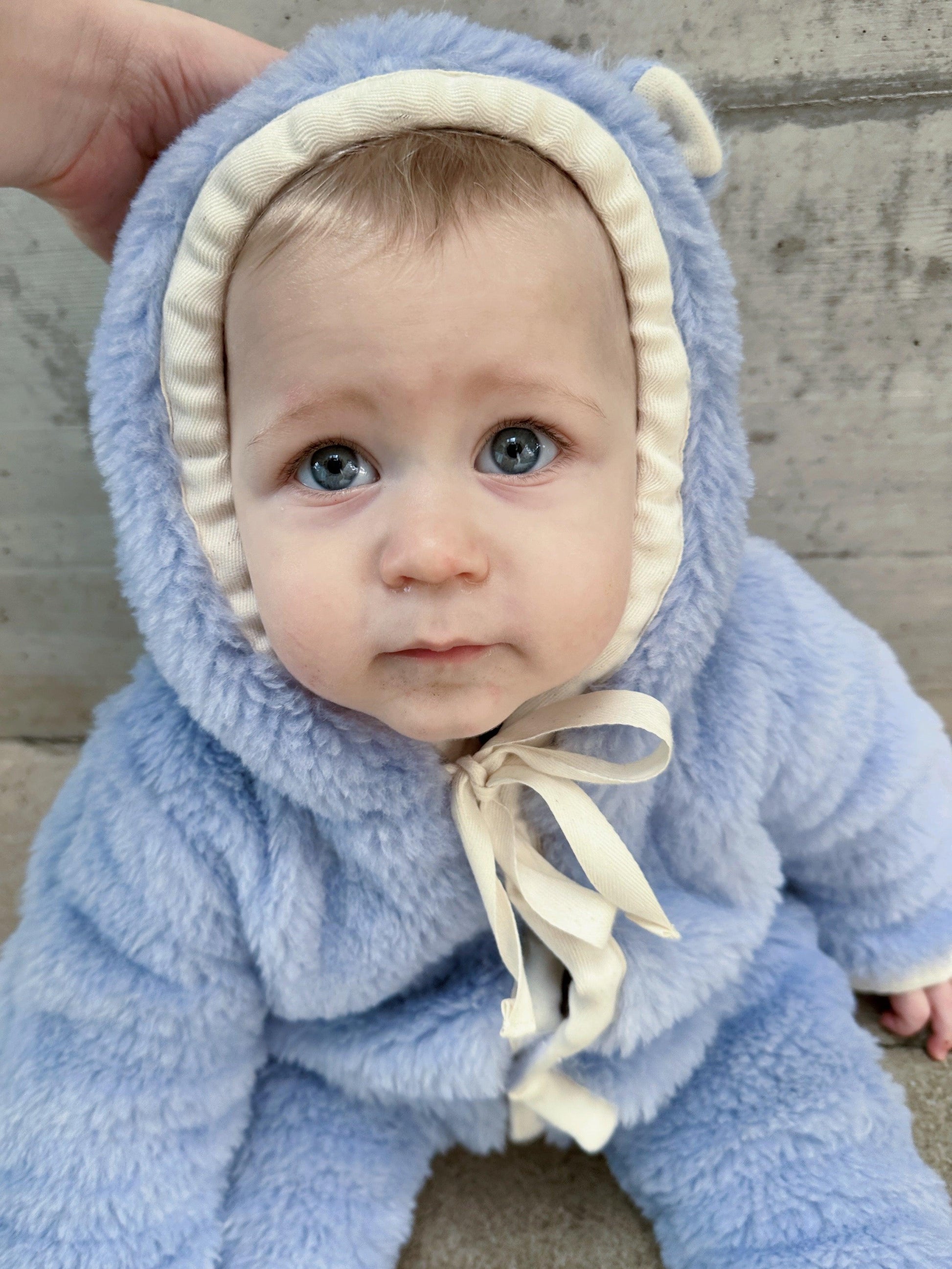 Baby/Kid Virgin Blue Wool Overall 