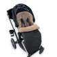 Black Natural Sheepskin Stroller Sleeping Bag
